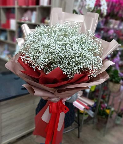 Букет цветов из: Гипсофила в Новосергиевке